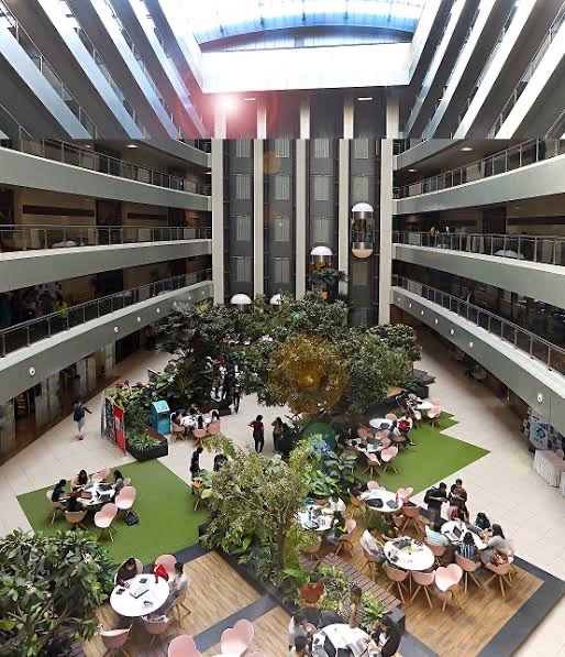 NMIMS campus atrium