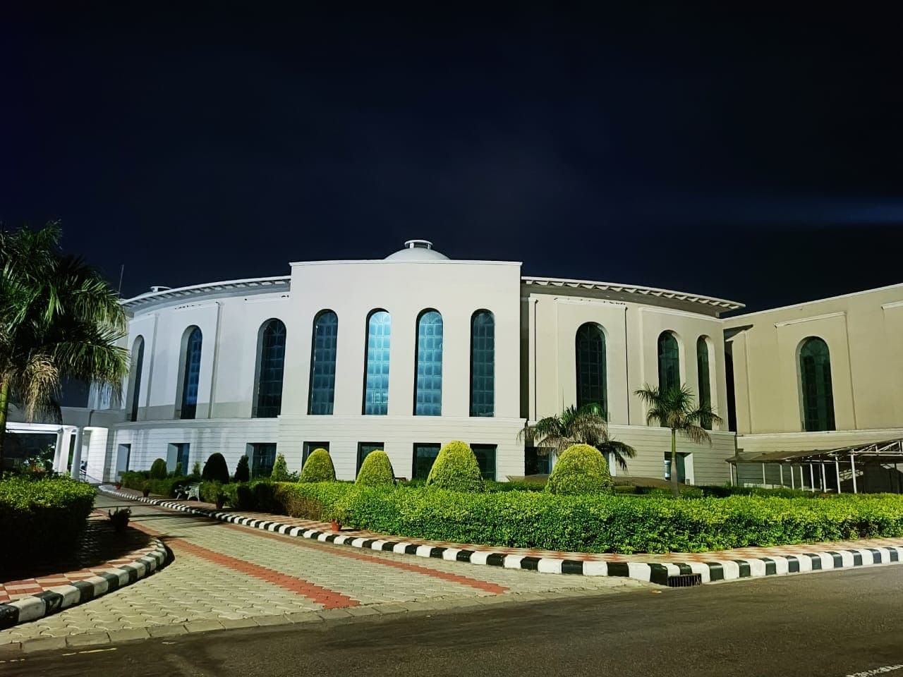 RGNUL Punjab campus at night